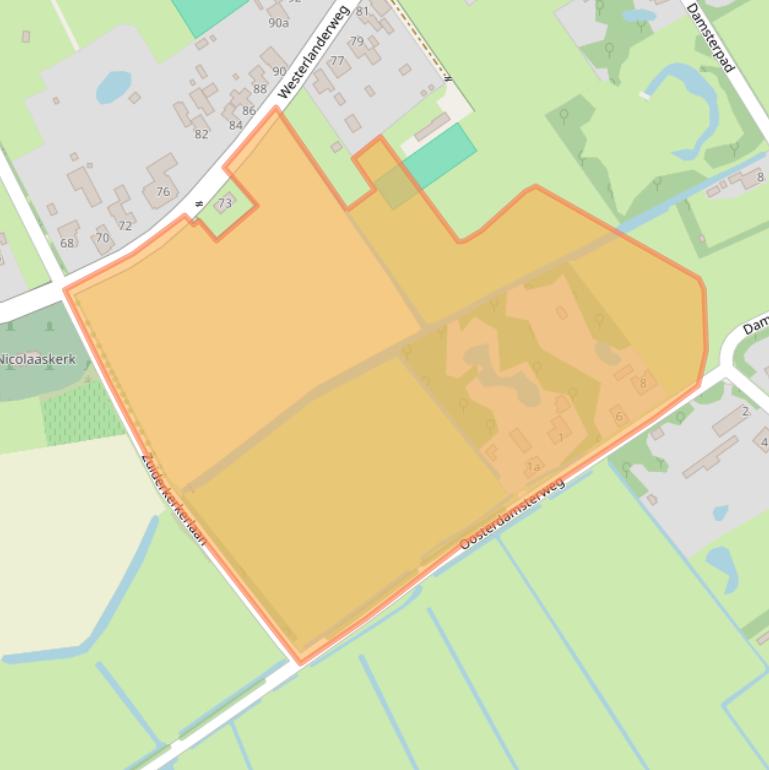 Kaart van postcodegebied 1778KH.