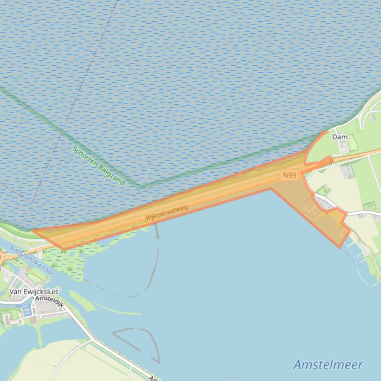 Kaart van postcodegebied 1778LB.