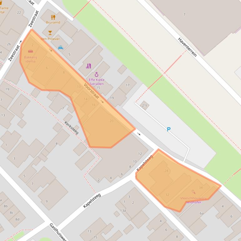 Kaart van postcodegebied 1779AD.