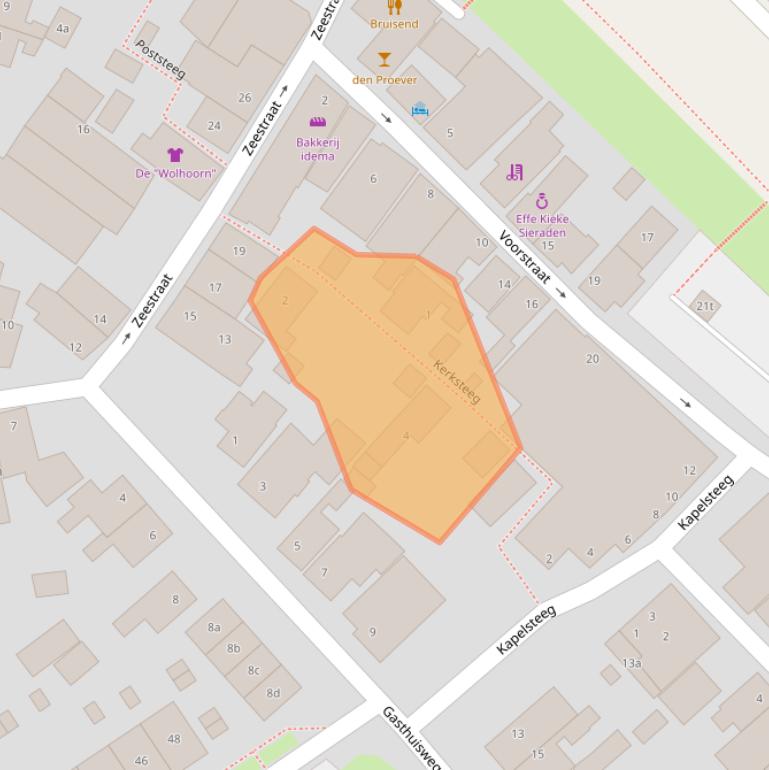 Kaart van postcodegebied 1779AG.