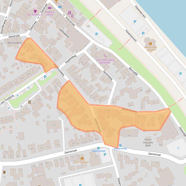 Kaart van postcodegebied 1779AJ.