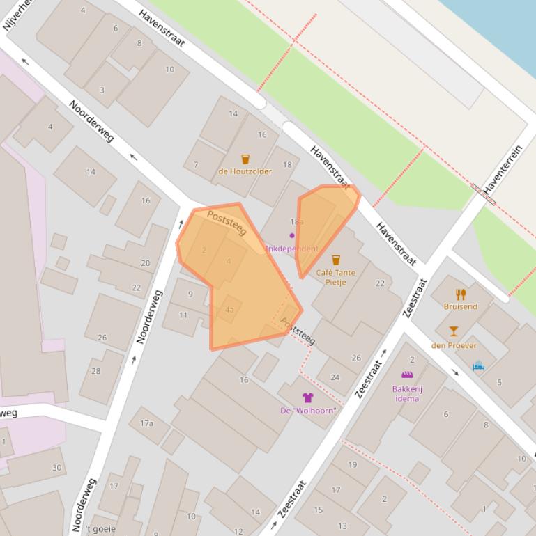 Kaart van postcodegebied 1779AL.