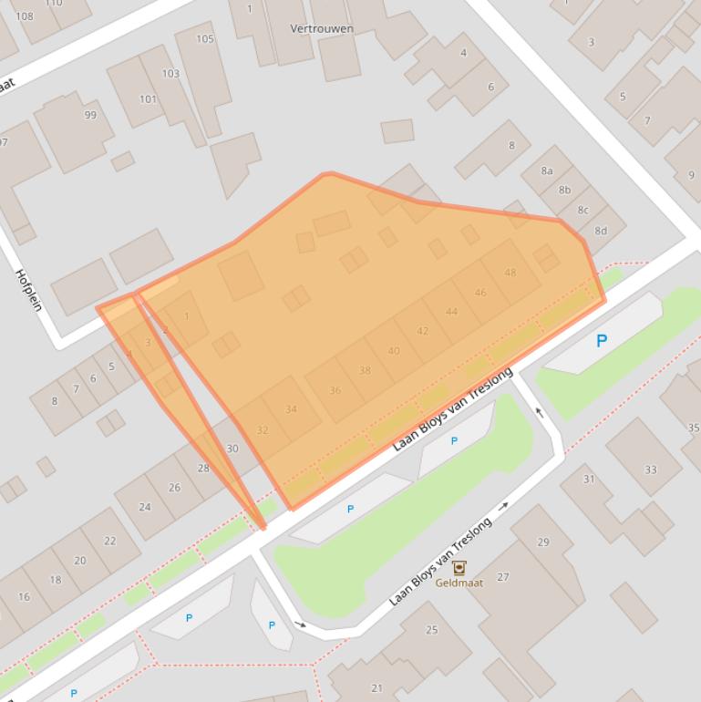 Kaart van postcodegebied 1779BC.