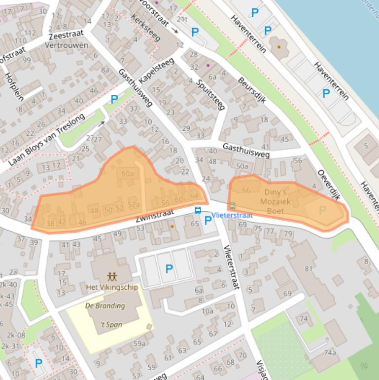 Kaart van postcodegebied 1779BH.