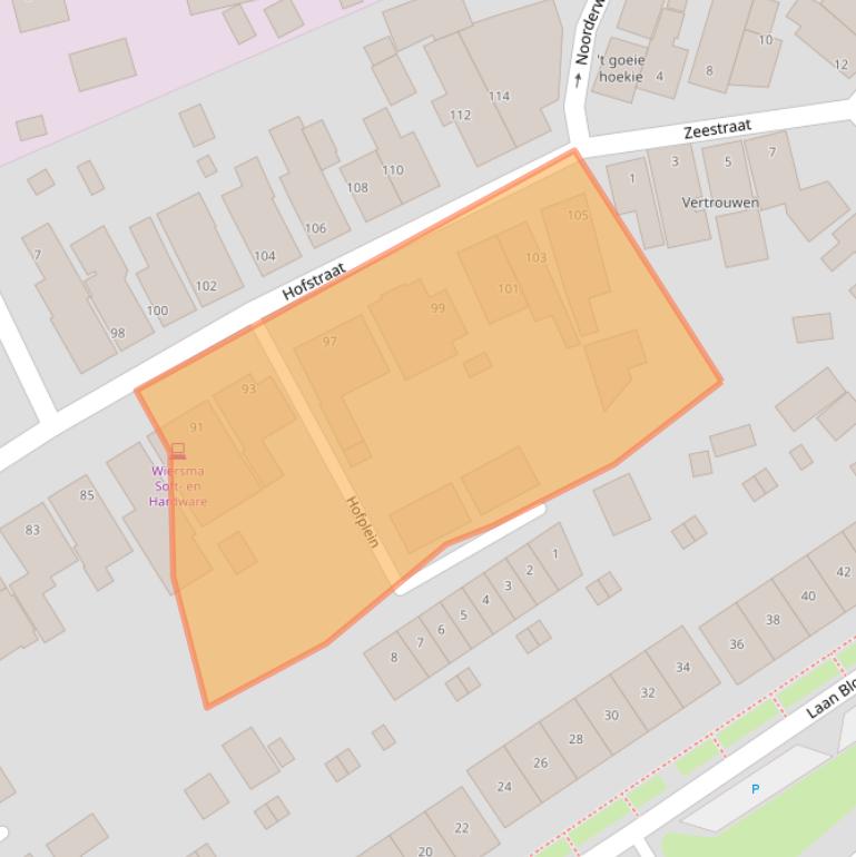 Kaart van postcodegebied 1779CC.