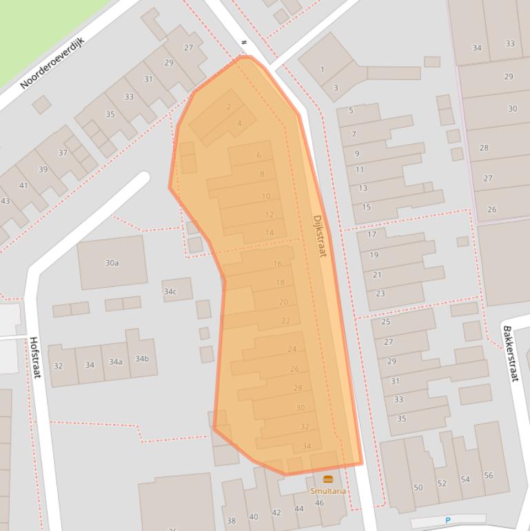 Kaart van postcodegebied 1779CK.