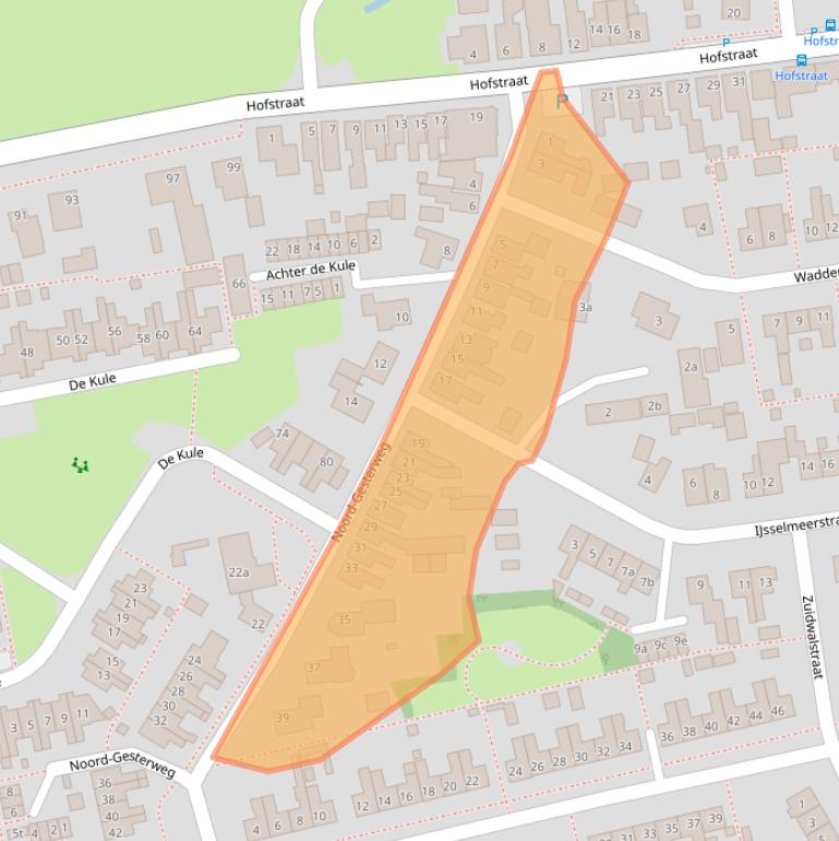 Kaart van postcodegebied 1779EA.