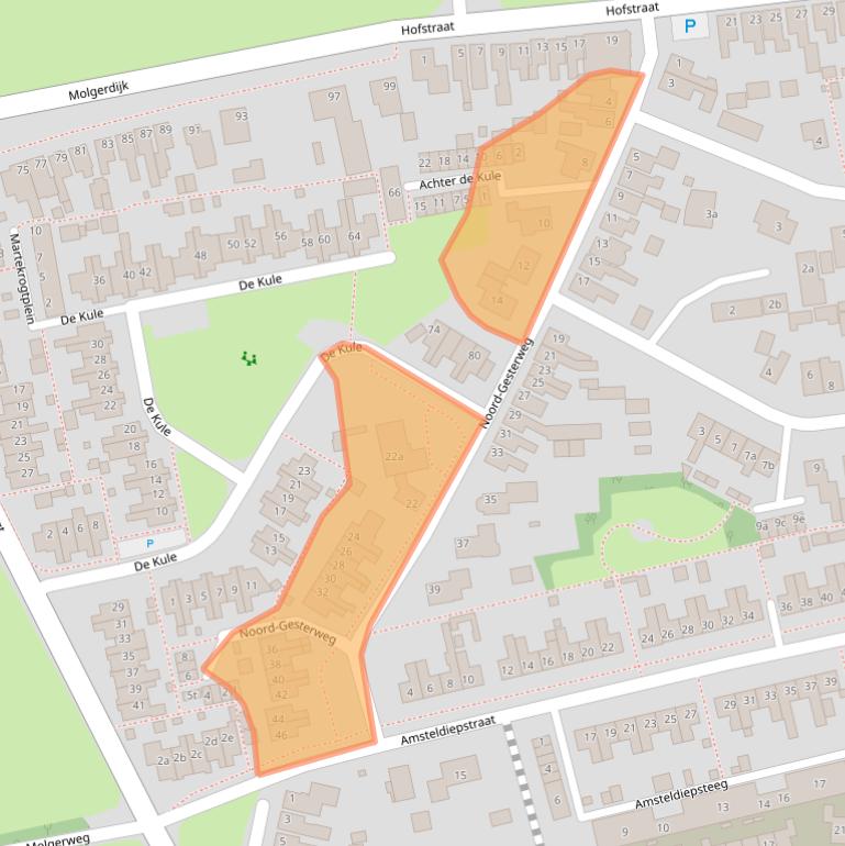 Kaart van postcodegebied 1779EB.