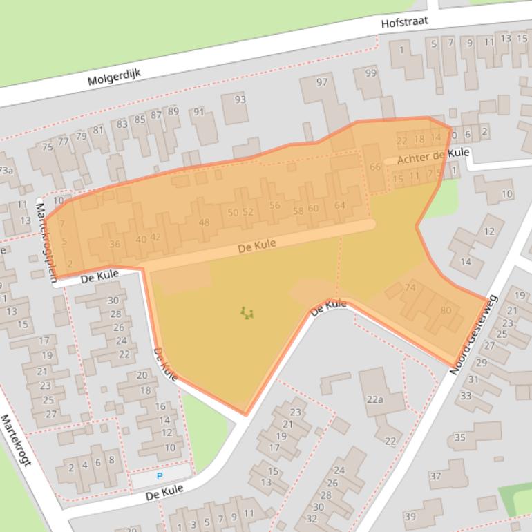 Kaart van postcodegebied 1779EE.