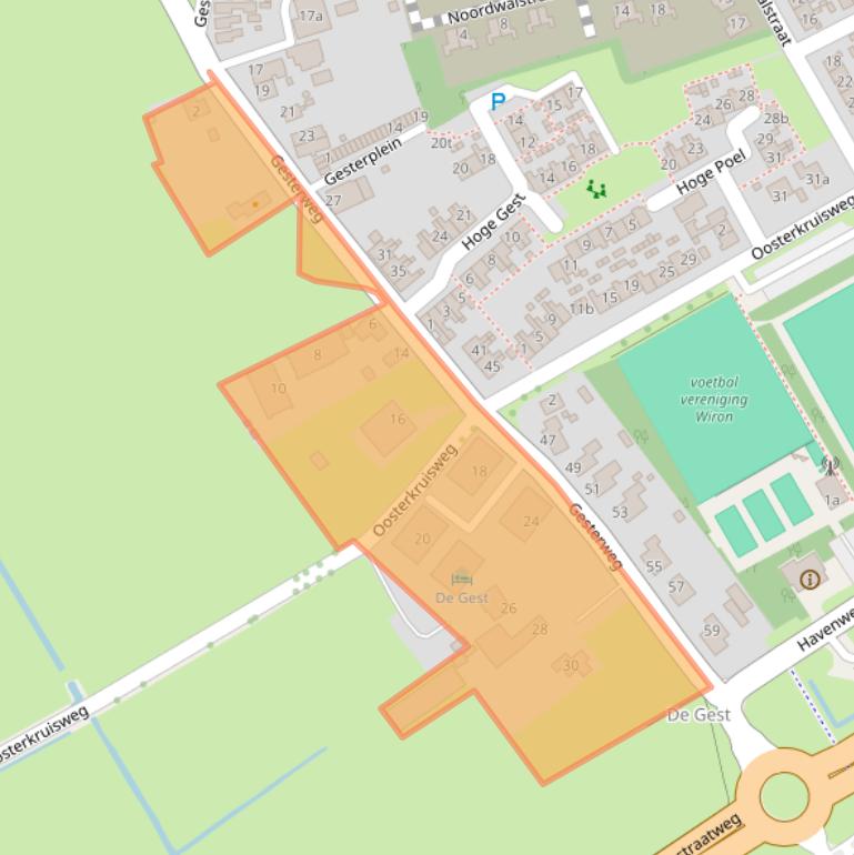 Kaart van postcodegebied 1779EH.