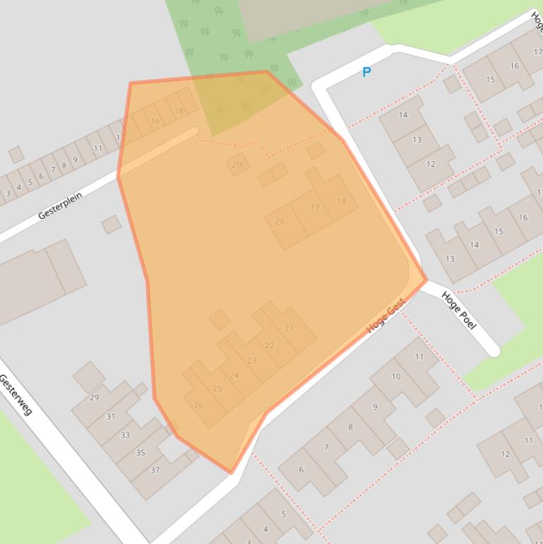 Kaart van postcodegebied 1779EK.