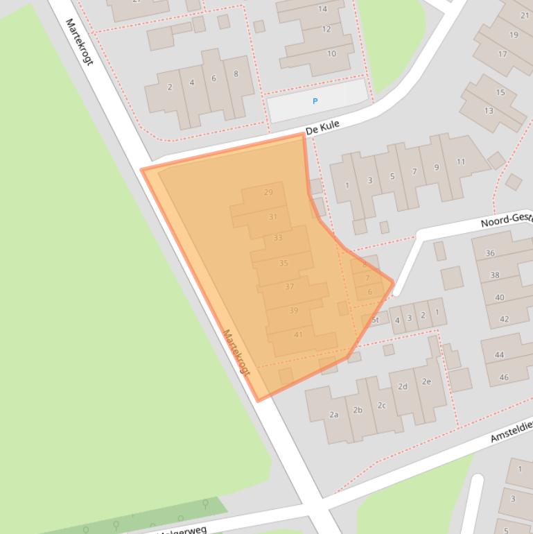 Kaart van postcodegebied 1779EP.