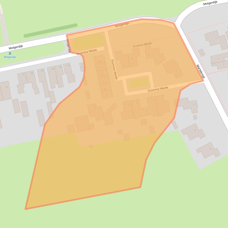 Kaart van postcodegebied 1779ES.