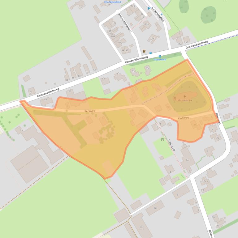 Kaart van postcodegebied 1779GG.