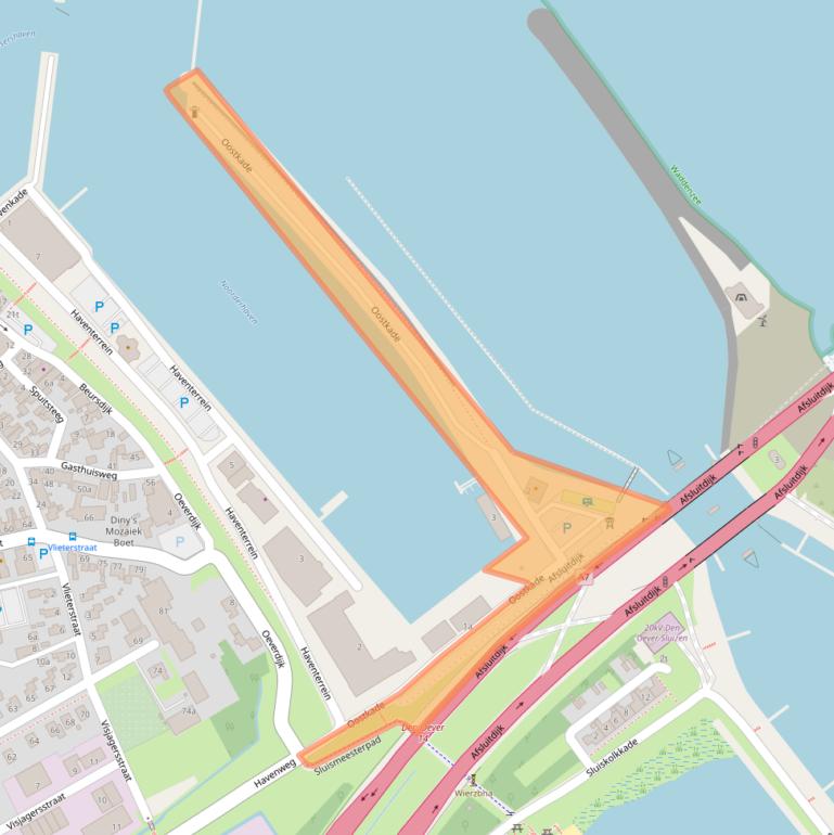 Kaart van postcodegebied 1779GV.