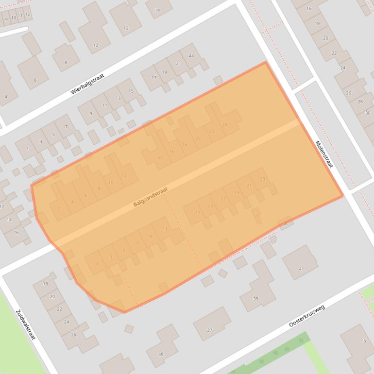 Kaart van postcodegebied 1779XL.