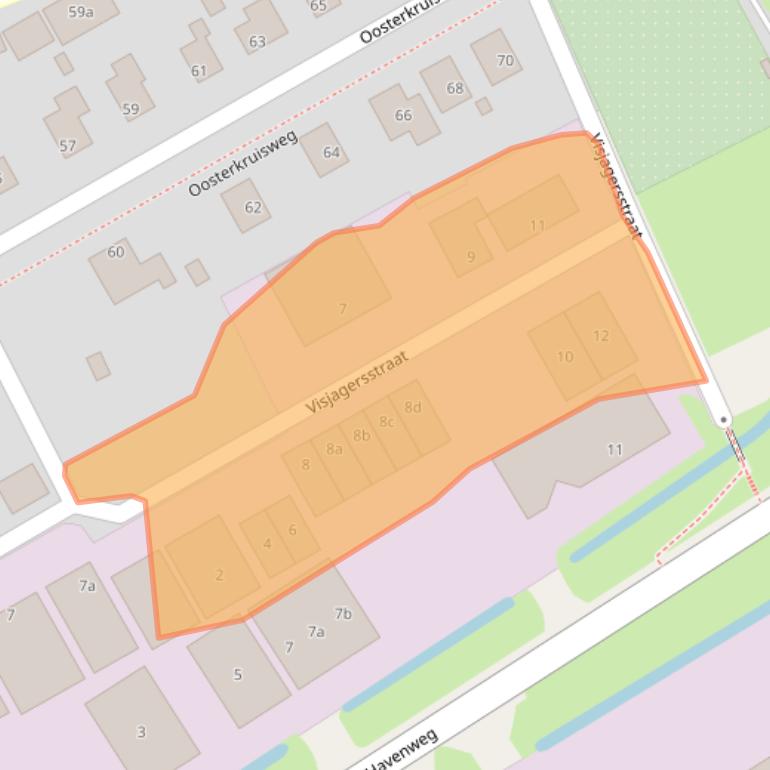 Kaart van postcodegebied 1779XS.