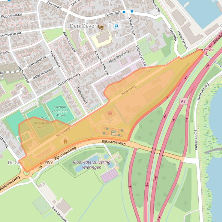 Kaart van postcodegebied 1779XT.