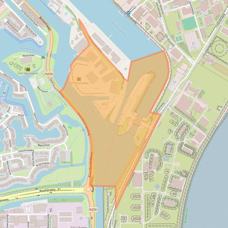 Kaart van postcodegebied 1781AL.