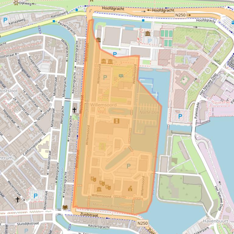 Kaart van postcodegebied 1781AS.