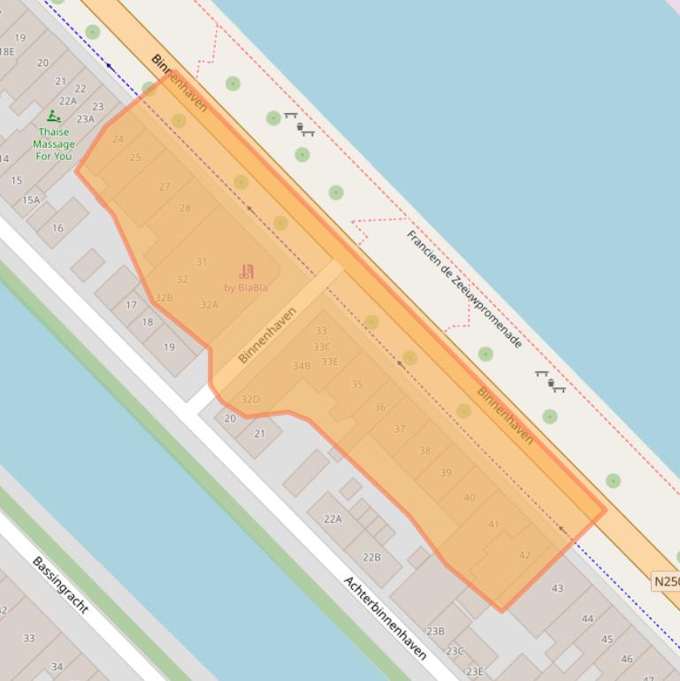 Kaart van postcodegebied 1781BK.