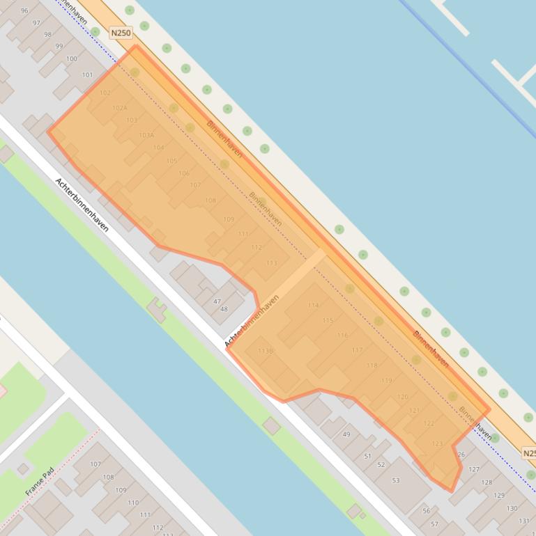 Kaart van postcodegebied 1781BN.