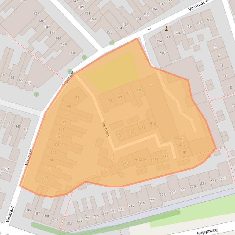Kaart van postcodegebied 1781CN.