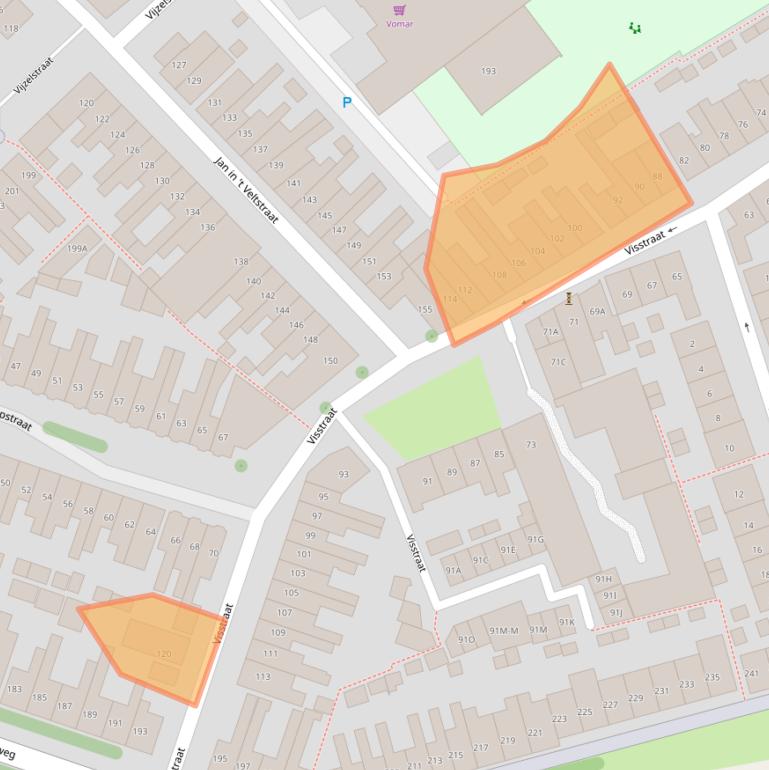 Kaart van postcodegebied 1781CR.