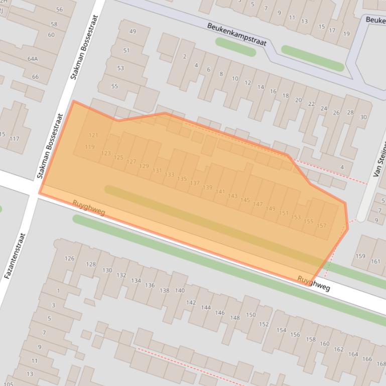 Kaart van postcodegebied 1781DD.