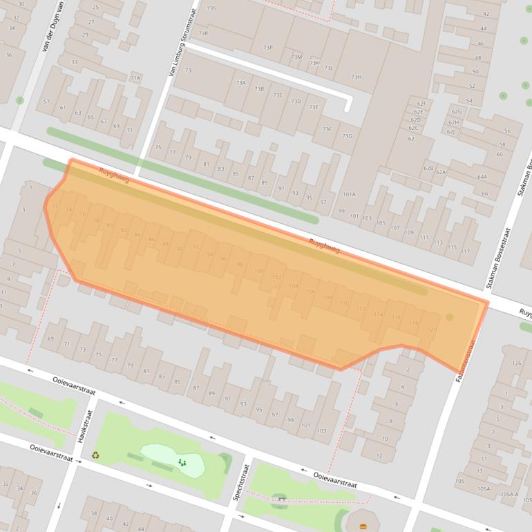 Kaart van postcodegebied 1781DN.