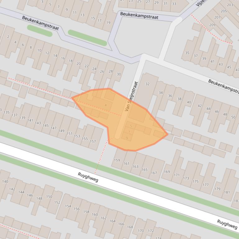 Kaart van postcodegebied 1781DS.