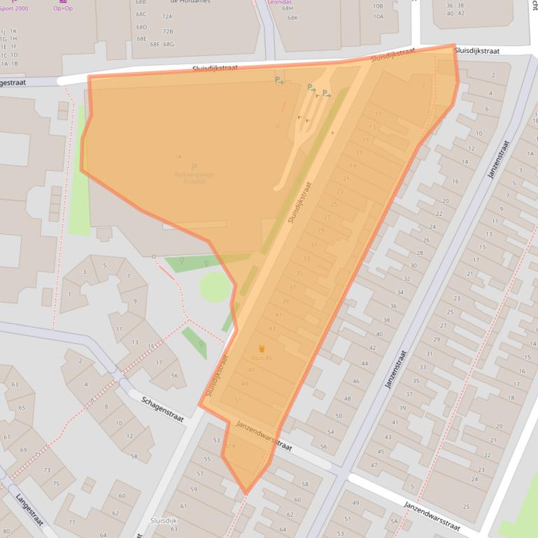 Kaart van postcodegebied 1781ED.