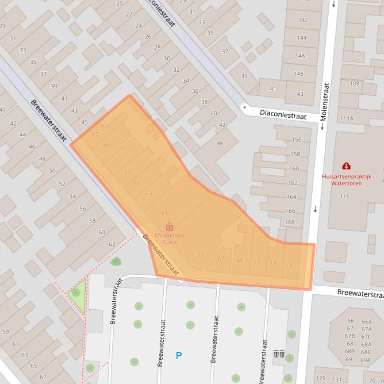 Kaart van postcodegebied 1781GS.