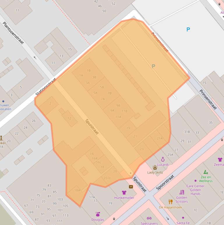 Kaart van postcodegebied 1781JK.