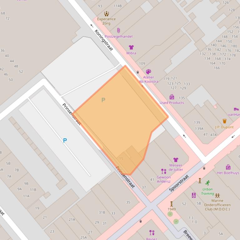 Kaart van postcodegebied 1781JL.