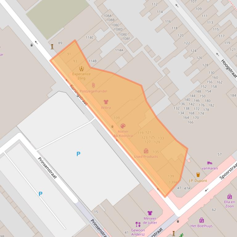 Kaart van postcodegebied 1781KE.