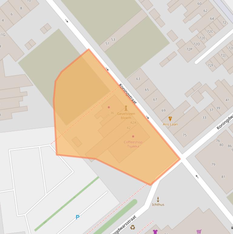 Kaart van postcodegebied 1781KH.