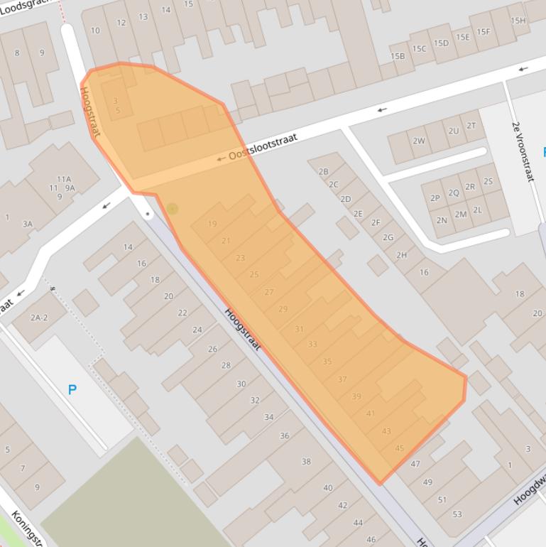 Kaart van postcodegebied 1781LD.