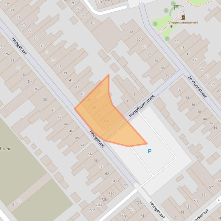 Kaart van postcodegebied 1781LE.