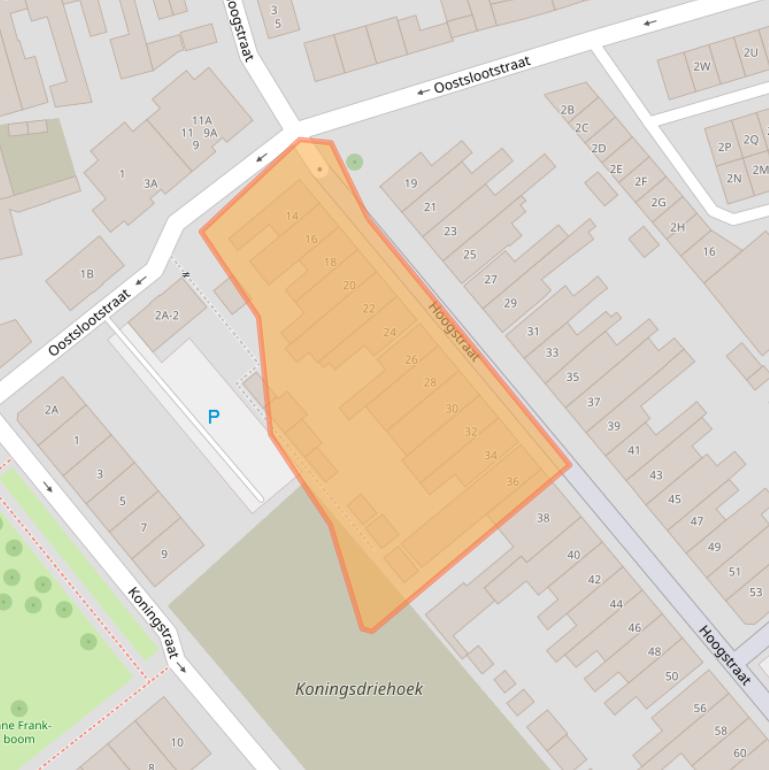 Kaart van postcodegebied 1781LH.