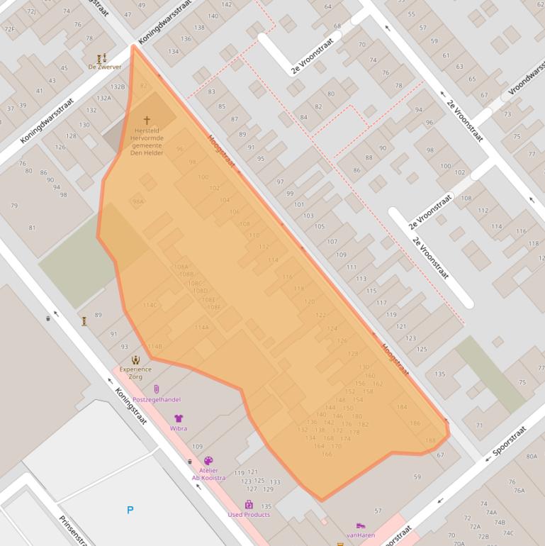 Kaart van postcodegebied 1781LK.