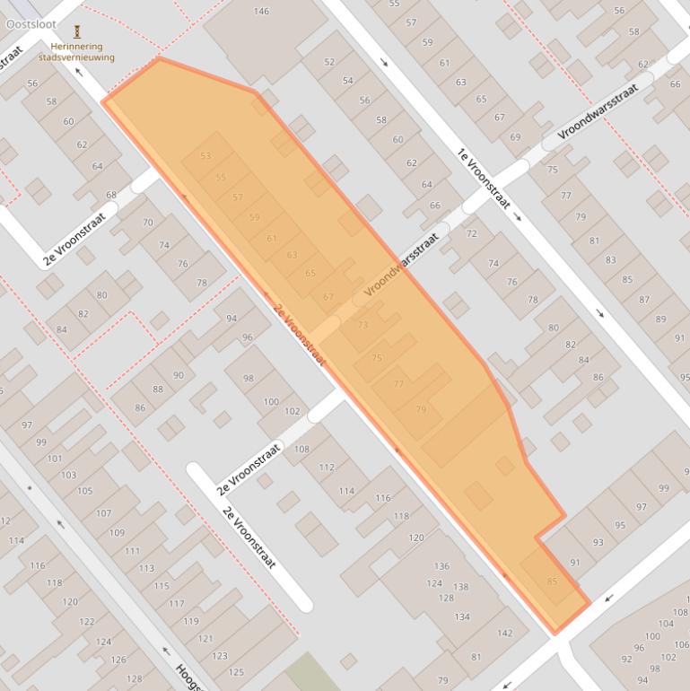 Kaart van postcodegebied 1781LN.