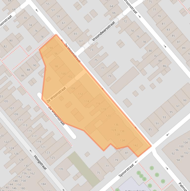 Kaart van postcodegebied 1781LS.