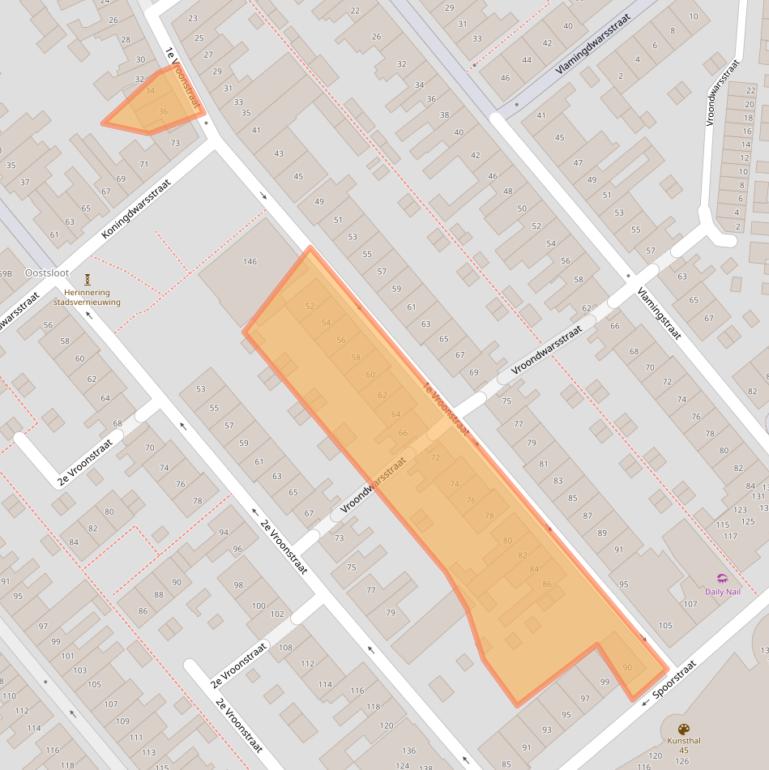 Kaart van postcodegebied 1781LX.