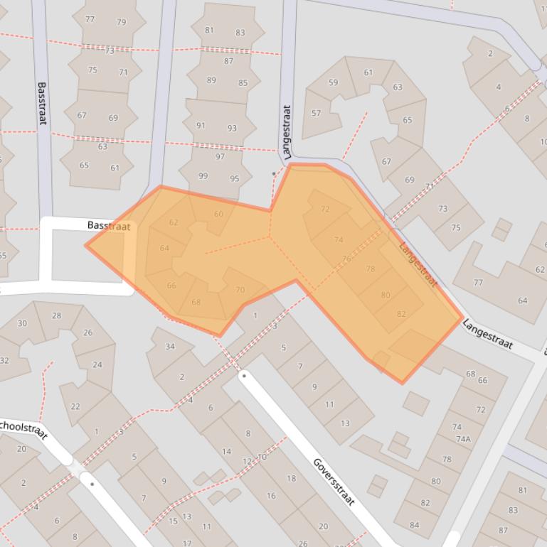 Kaart van postcodegebied 1781PN.