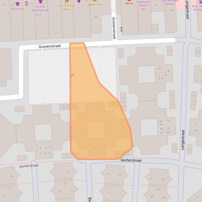 Kaart van postcodegebied 1781PR.