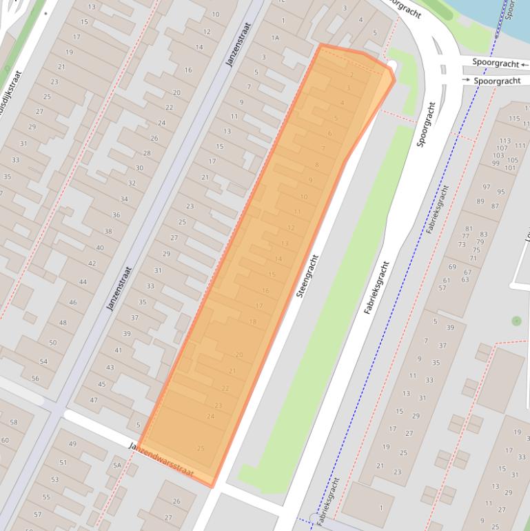 Kaart van postcodegebied 1781RG.