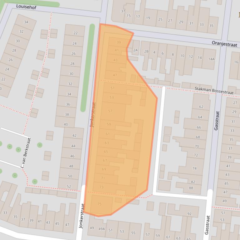 Kaart van postcodegebied 1781RJ.