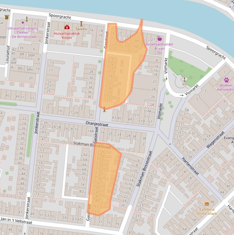 Kaart van postcodegebied 1781RN.