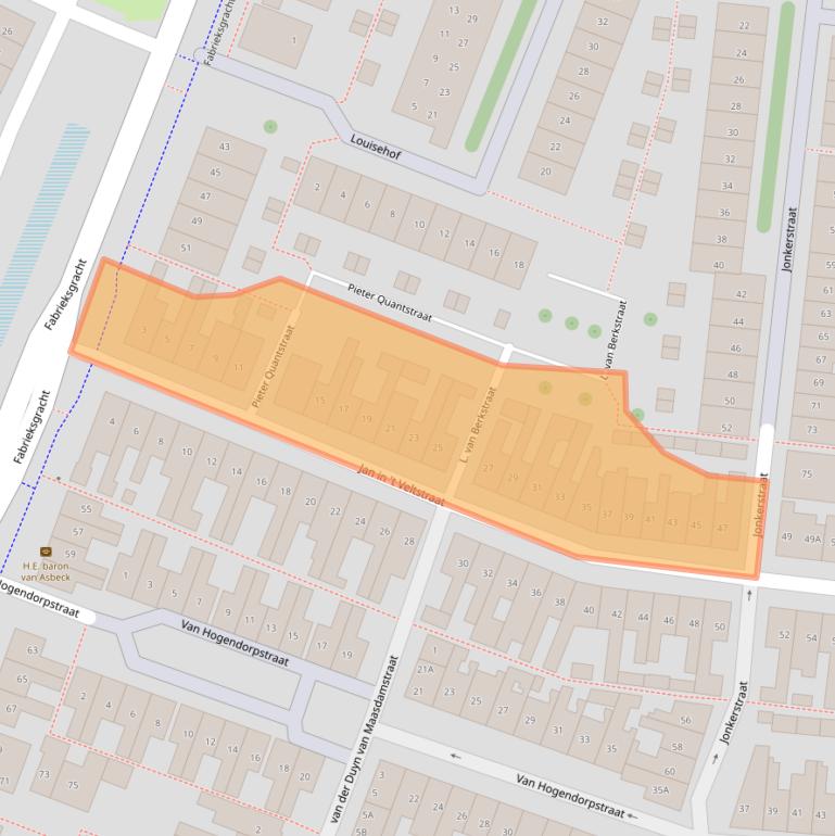 Kaart van postcodegebied 1781SC.